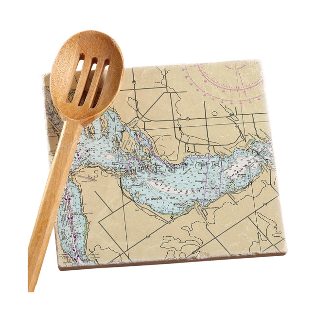 Port Findlay, Ontario - Marble Trivet