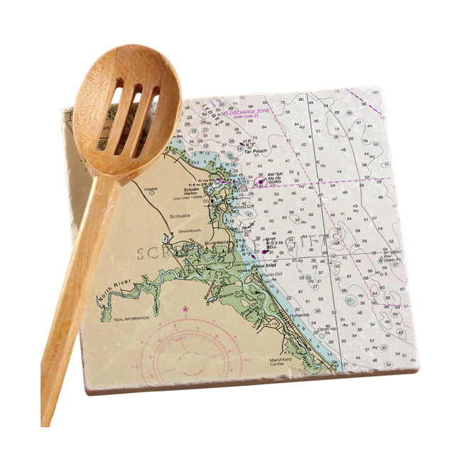 Scituate, MA - Marble Trivet