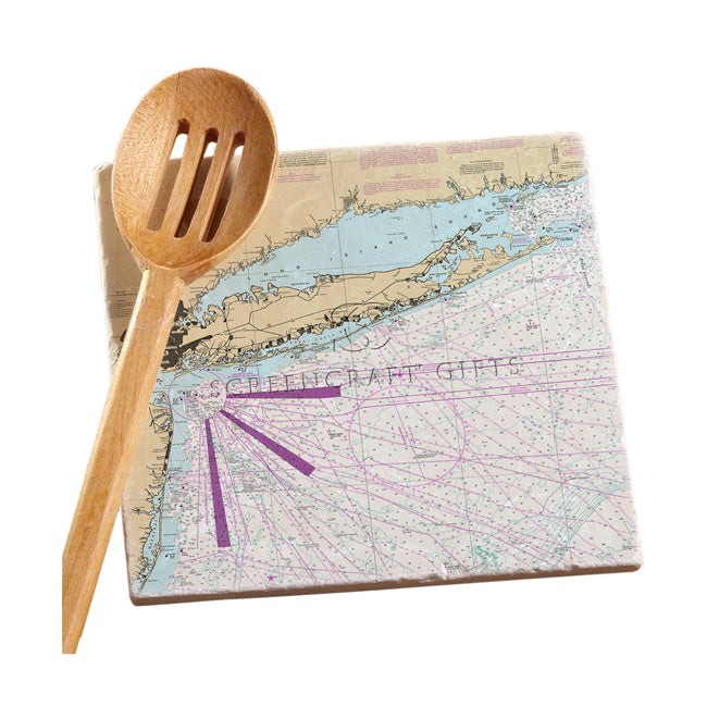 Long Island, NY  - Marble Trivet