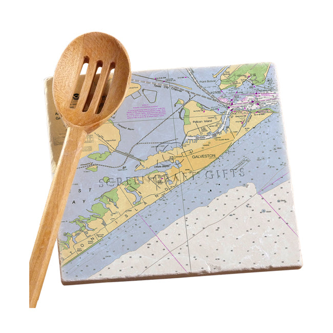 Galveston, TX - Marble Trivet