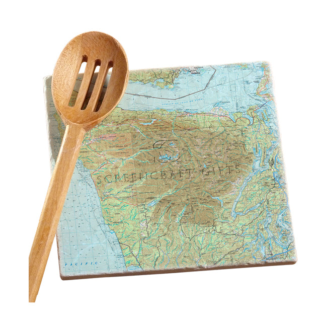 Olympic National Park-  Marble Trivet