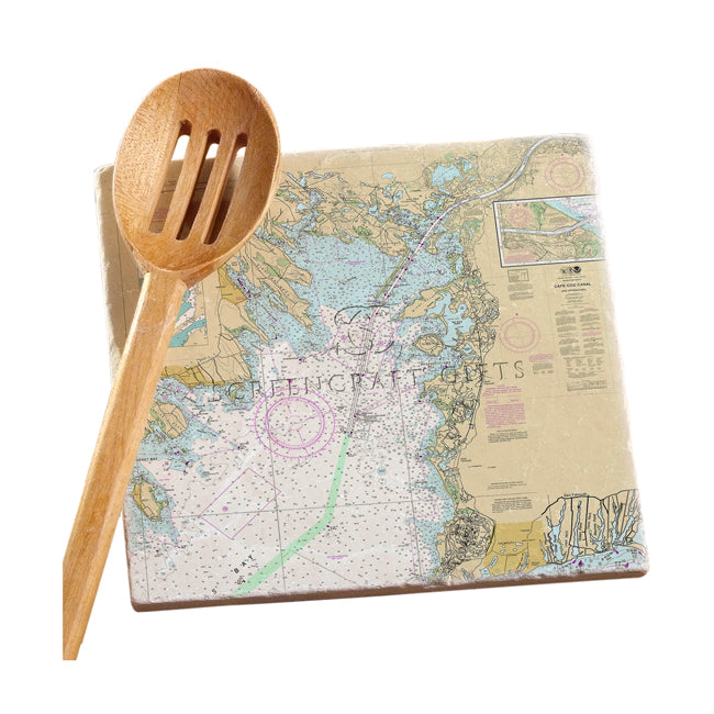Buzzards Bay,  MA - Marble Trivet