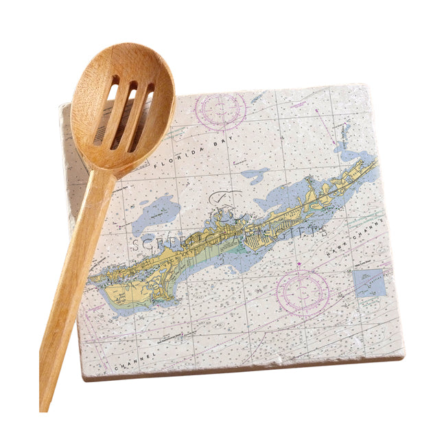 Marathon, FL - Marble Trivet