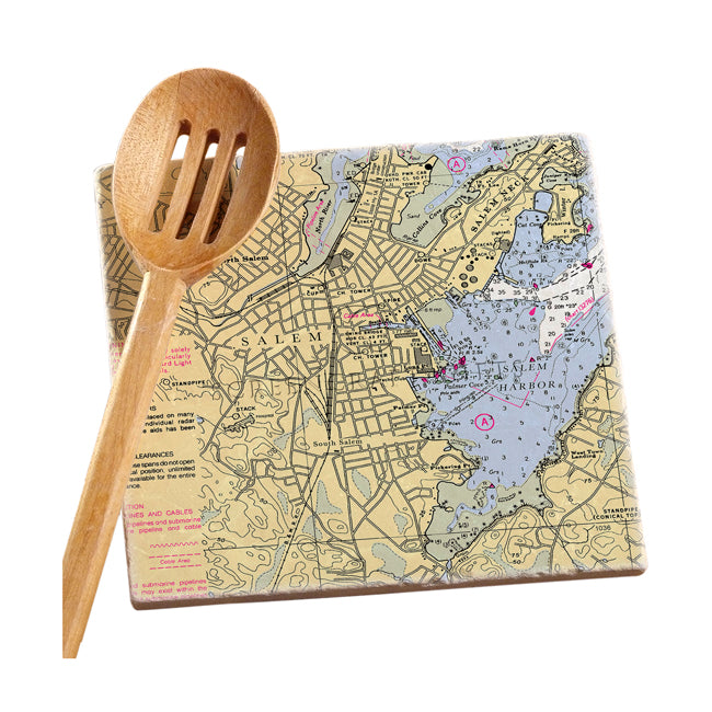 Salem, MA- Marble Trivet