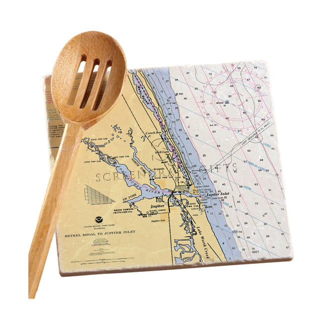 Jupiter, FL- Marble Trivet