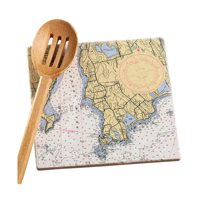 Little Compton, RI - Marble Trivet
