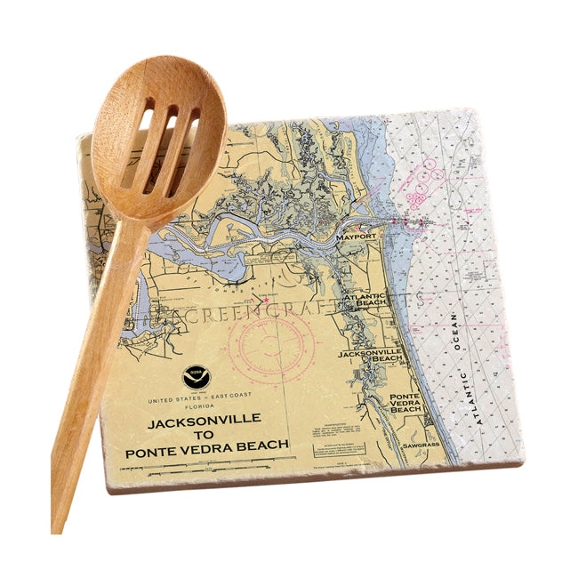 Jacksonville, FL - Marble Trivet