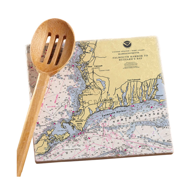 Woods Hole, MA - Marble Trivet