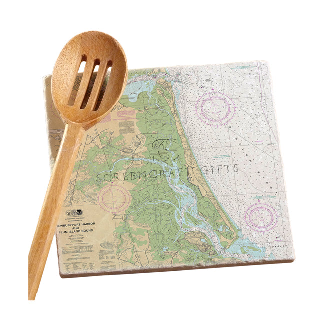 Plum Island, MA- Marble Trivet