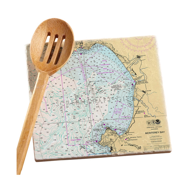 Monterey, CA -  Marble Trivet