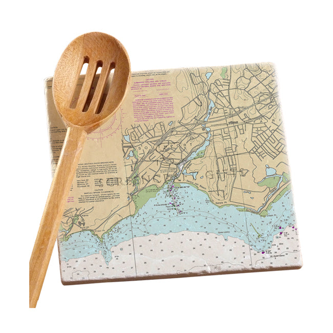 Southport, CT  - Marble Trivet