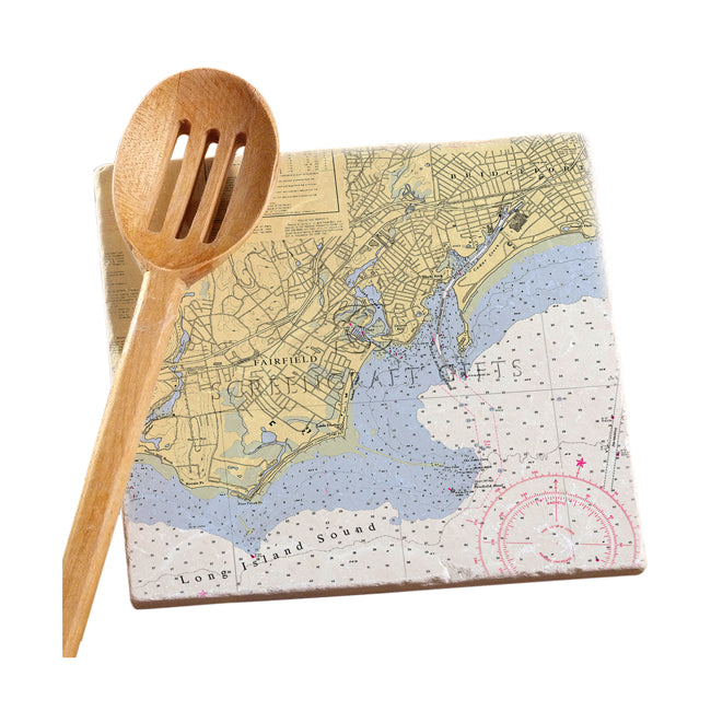 Fairfield, CT- Marble Trivet