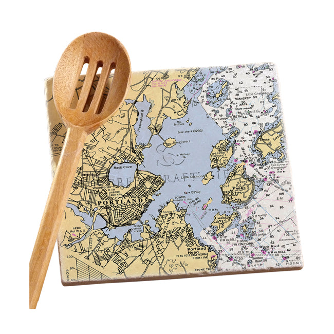 Portland, ME - Marble Trivet