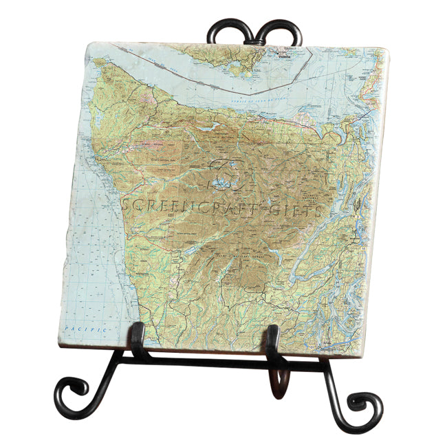 Olympic National Park-  Marble Trivet