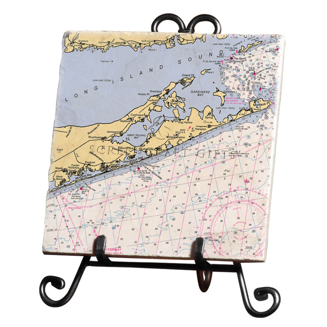 The Hamptons, NY- Marble Trivet