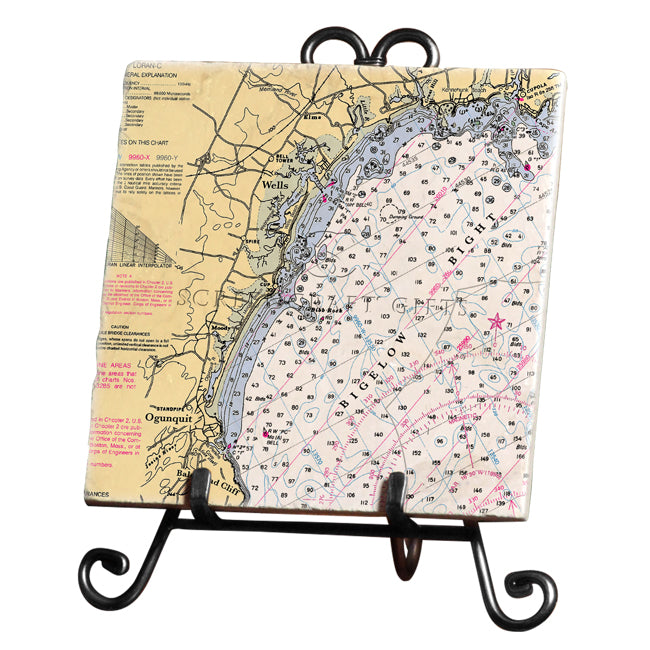 Wells Beach, ME - Marble Trivet