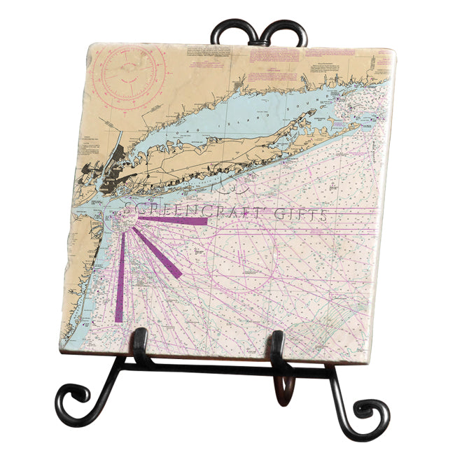 Long Island, NY  - Marble Trivet