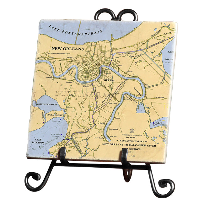 New Orleans, LA- Marble Trivet