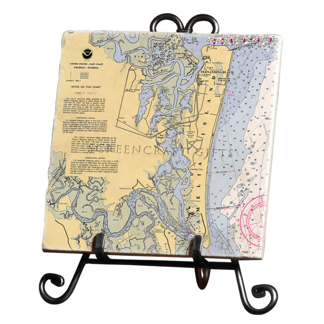 Amelia Island, FL - Marble Trivet