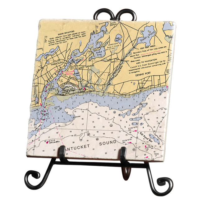 West Dennis, MA - Marble Trivet