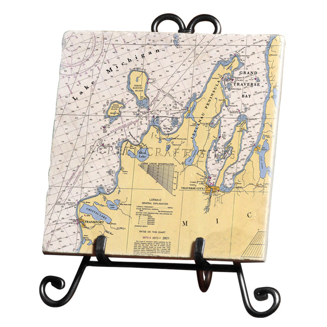 Traverse City, MI -  Marble Trivet