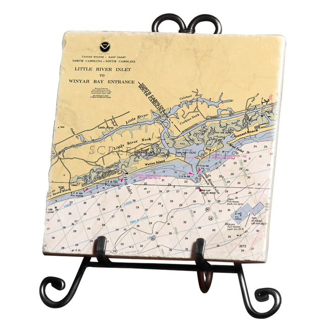 Little River Inlet, SC- Marble Trivet
