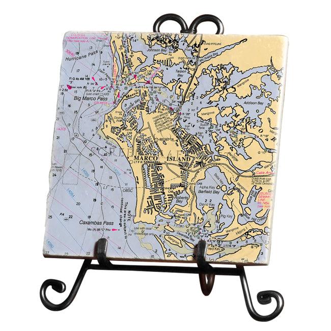 Marco Island, FL - Marble Trivet