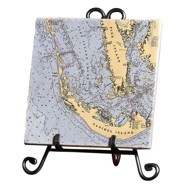 Sanibel Island, FL  - Marble Trivet