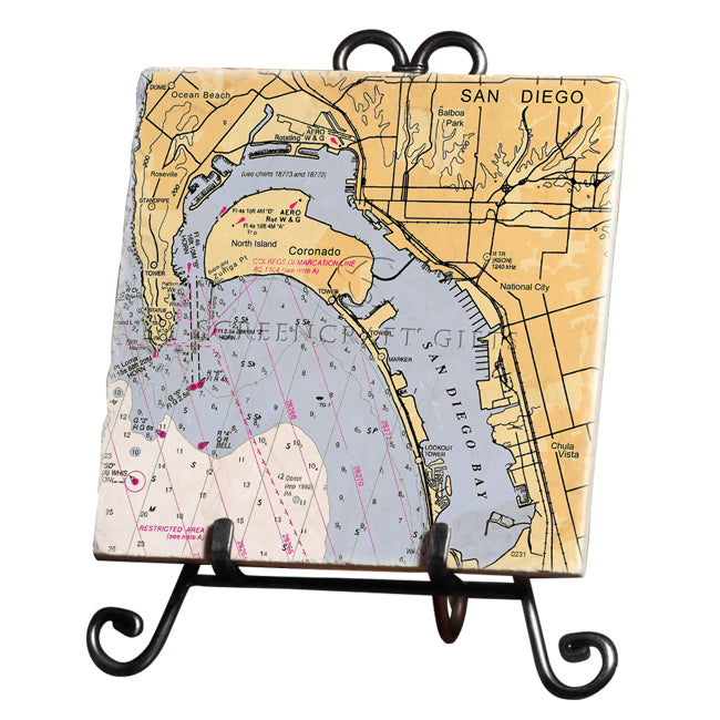 Coronado, CA-  Marble Trivet
