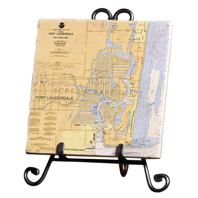 Fort Lauderdale, FL- Marble Trivet