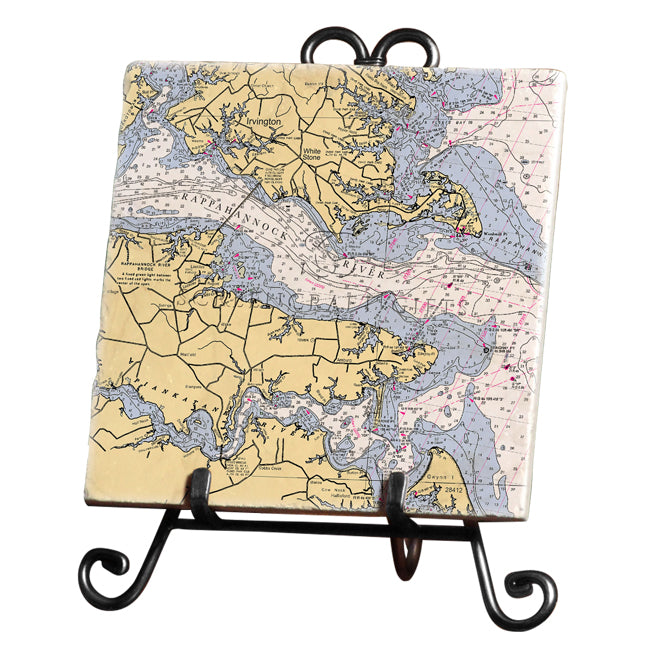 Irvington, VA- Marble Trivet