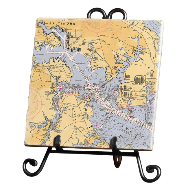 Baltimore, MD - Marble Trivet