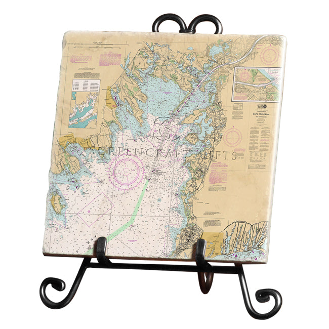 Buzzards Bay,  MA - Marble Trivet