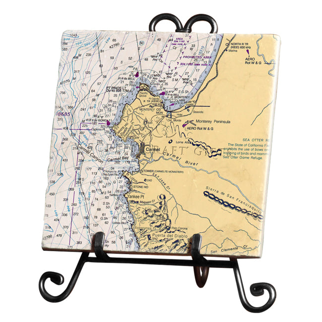 Carmel, CA -  Marble Trivet