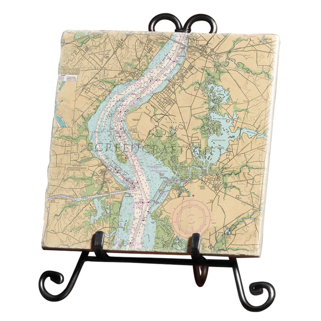Pennsville, NJ- Marble Trivet