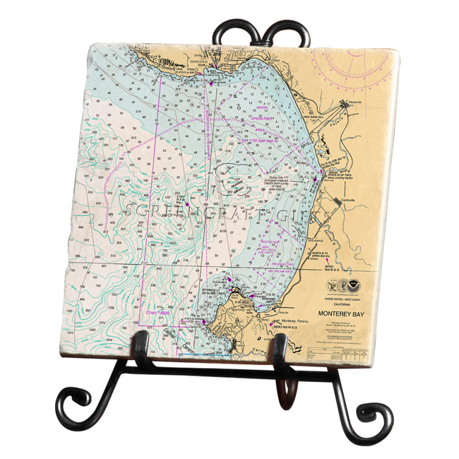 Monterey, CA -  Marble Trivet