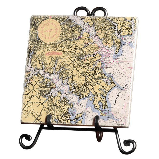 Annapolis, MD - Marble Trivet