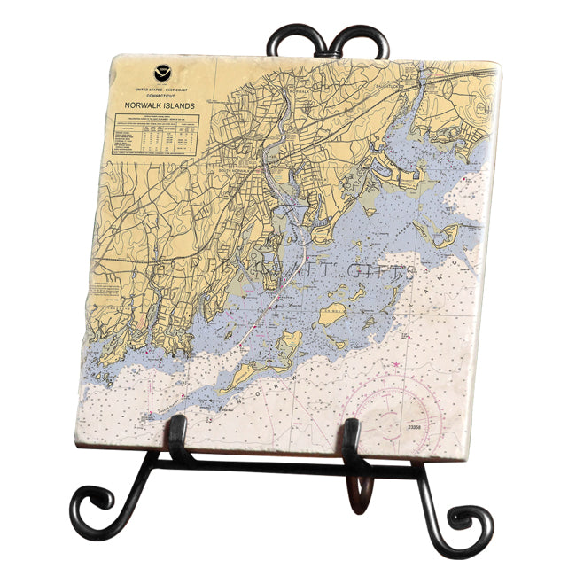 Norwalk, CT - Marble Trivet