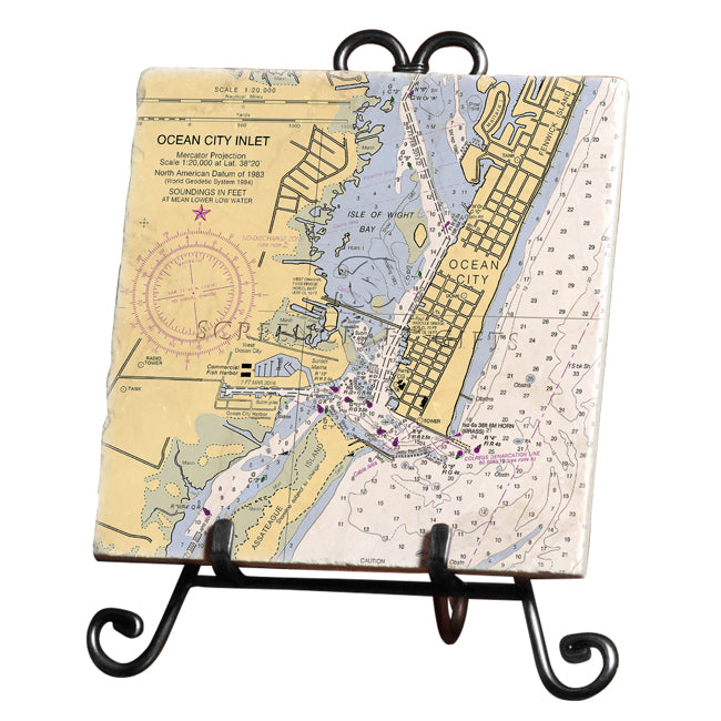 Ocean City, MD- Marble Trivet