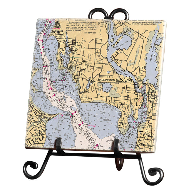 Barrington, RI- Marble Trivet