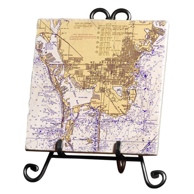 St. Petersburg, FL- Marble Trivet