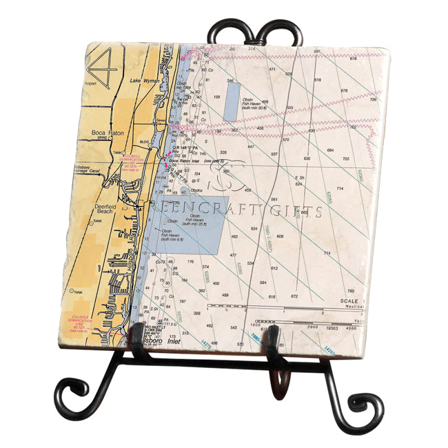 Deerfield Beach, FL - Marble Trivet