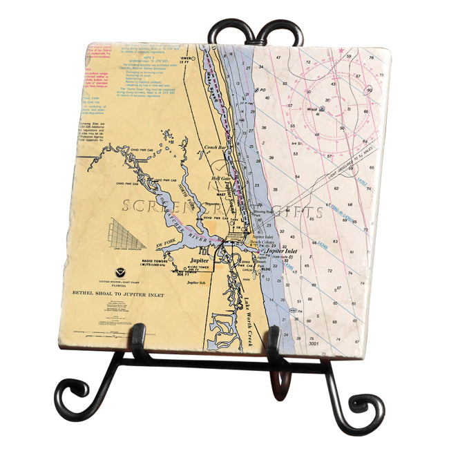 Jupiter, FL- Marble Trivet