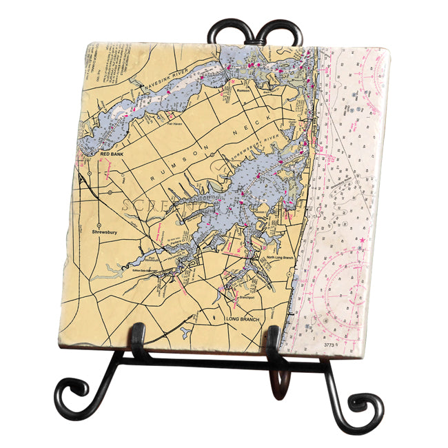 Rumson, NJ-  Marble Trivet