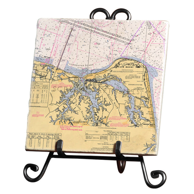 Cape Henry, VA  - Marble Trivet