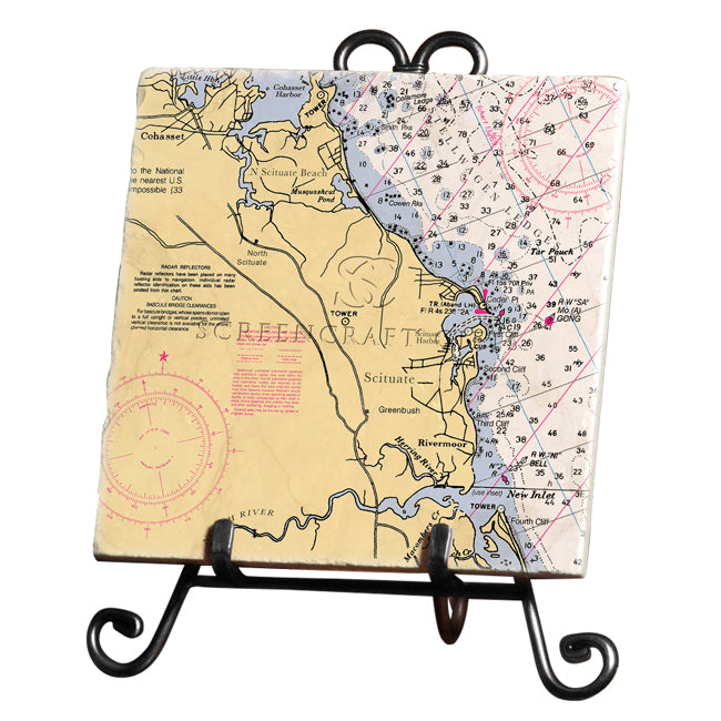 Scituate, MA- Marble Trivet