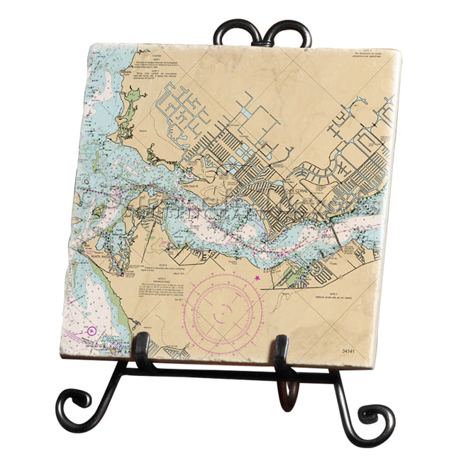 Cape Coral, FL - Marble Trivet