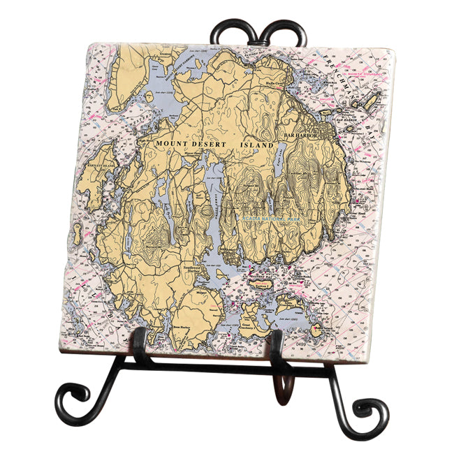 Mount Desert Island, ME - Marble Trivet
