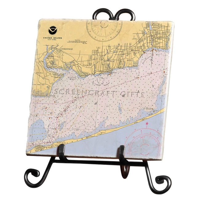 Sayville, NY-  Marble Trivet