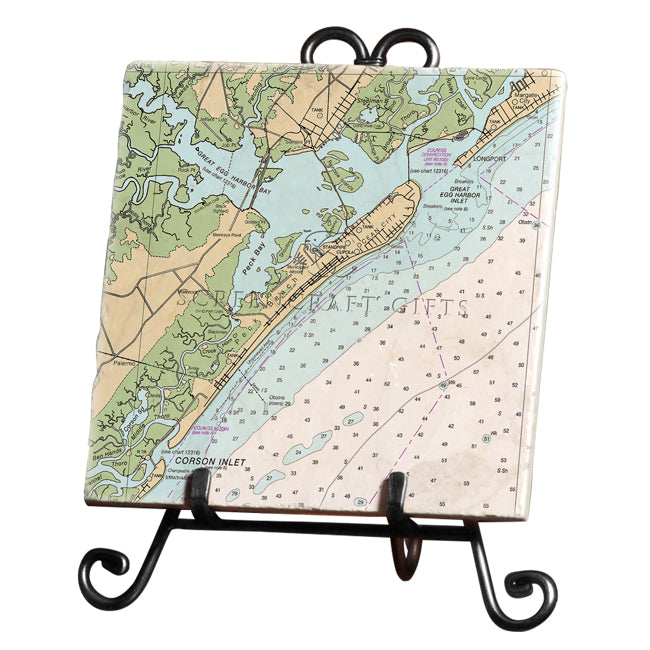 Ocean City, NJ - Marble Trivet